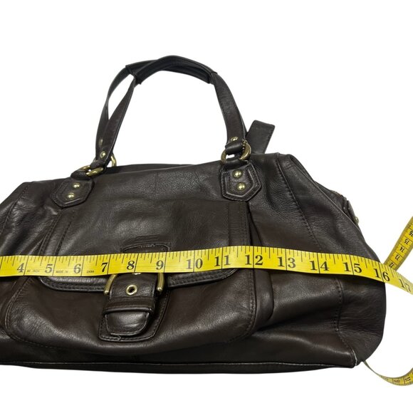 Coach Campbell Mahogany Brown Leather Satchel F25151 - Picture 4 of 16